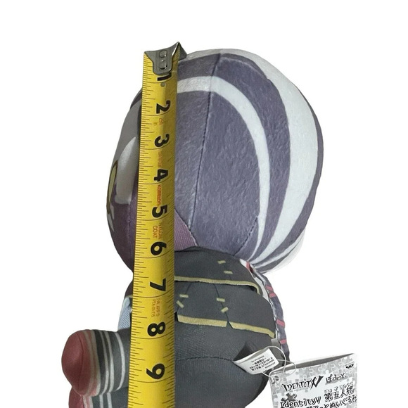 Identity V Black And White Plush Doll Wu Chang Black Guard Banpresto New 9” - Picture 9 of 14